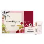 【SALVATORE FERRAGAMO】芭蕾女伶香氛禮盒(淡香精100ML+10ML+身體乳50ML.專櫃公司貨)