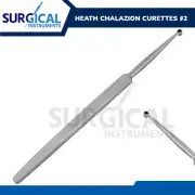 Heath Chalazion Curette Size #2 - Dermal Ophthalmic Instruments German Grade