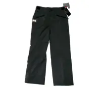 UNDER ARMOUR Storm SWIFTBROOK Gray Insulated SNOW PANTS Girls SMALL / 8 $100 NEW