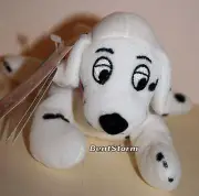 NEW Disney Store 101 Dalmatians Polka Dot Sound Penny Dog MINI Bean Bag plush