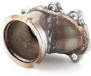 Turbo Downpipe Flange Adapter - 5 Bolt, 2.5 Inch Fit for GT25 GT28 T25 T28 Turbine Housings, Turbo Accessory 2.5in Flange Adapter