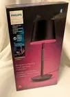 NEW Philips Hue 13.78" Black White & Color Ambiance Portable Table Lamp 576454
