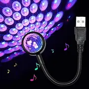 Interior Led Lights for Car | 360-Degree Rotatable RV Interior Lamp,Sound Control Automotive Indicators, Colorful Atmosphere Lamp USB for Home