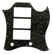 Custom For Gibson SG Standard 3 Pickup Guitar Pickguard,4 Ply Black Pearl