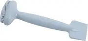 TOGEVAL Travel-friendly Double-head Silicone Mask Brush for Spa Skincare Face Scrubber Mask Applicator Soft