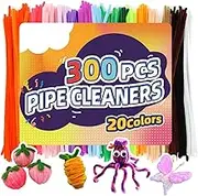 Chenille Stems Craft Kit, Colorful Pipe Cleaners, Creative Art Supplies for Kids, 12.01x4.02x0.51 Inches, Crafting Wires Assorted Colors, 200pcs Holiday, Classroom, Home Projects