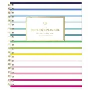 Planner 2025-2026 Academic, Simplified by Emily Ley, Weekly & Monthly, 8-1/2"...