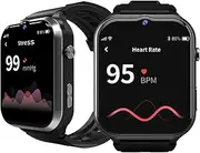 4UFIT GK8 4G Smart Watch with GPS Tracker, Video Call, Text, Voice Chat, School Mode, SOS Alarm, Waterproof