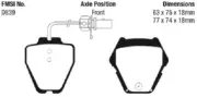 EBC Redstuff Front Brake Pads for 99-04 Audi A6 Quattro / 99-02 Audi S4 DP31348C (for: Audi)