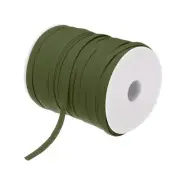 1/4 Inch Double Fold Bias Tape Continuous Bulk Bias Tape (Dark Green 100 Yards)