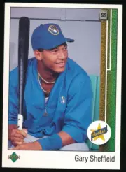 25 Card Lot - 1989 Upper Deck Star Rookie #13 Gary Sheffield Rookie Card NM-MT
