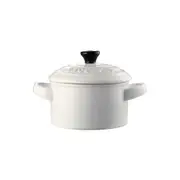 Baccarat Le Connoisseur Stoneware Mini Casserole with Lid 160ml White - Robins Kitchen
