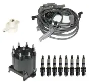 ACDelco Ignition Kit Distributor Rotor Cap Wire Spark Plugs for Chevy V3500 7.4L