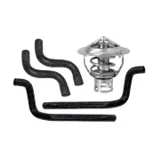 Gates Thermostat + Radiator Hose + Heater Hose Kit for Holden Commodore VL 3.0L
