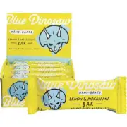 Blue Dinosaur Hand-Baked Bar Lemon & Macadamia 45g (Pack of 12)