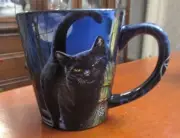 Midsouth Products Lisa Parker Latte Mug 14 Oz - Cats A Brush With Magick