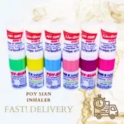 Nasal inhaler Poy - Sian essential oils Thai treatment Menthol Small Size 6 Pcs