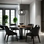 Malo.35 Wire Pendant Light Small in Black or White