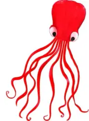 Large Soft Octopus Kite for Kids and Audlts- Large Kite with Long Tail and 30...