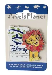 Disney Parks Animal Kingdom Simba Lion King Conservation Fund Moving Pin