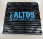Olmeca Altos 100% Agave Tequila Bar Mat Heavy Duty Rubber 14x14 New
