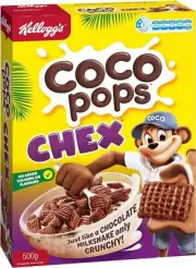 Kellogg's Coco Pops Chex Chocolatey Breakfast Cereal, 500g