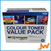 Brother TN-251BK and TN255 Colour Laser Toner Cartridge Value Pack...