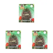 3PK Antheia Green Homewares Fairy Garden Door Welcome Home Decor Brown 19cm