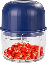Electric Garlic Chopper - Electric 40W Wireless Food Processor - Rechargeable Vegetable Garlic Grinder Masher For Baby Food, Ginger