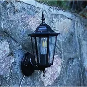 Outdoor Light Fixtures Wall Mount Aluminium Waterproof Exterior Wall Lantern, Anti-Rust Outside Black Wall Sconce Porch Lights for House Garage, Doorway 85-265