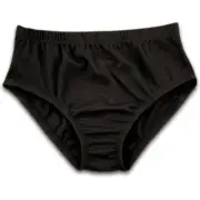 Danskin 2911 Girls Size Large Black Heavyweight Cheer Trunks Briefs
