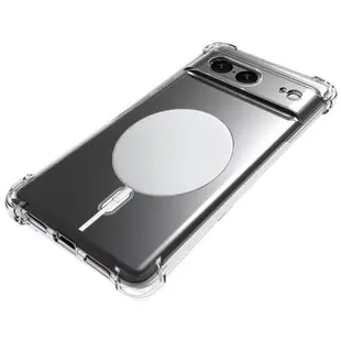 適用谷歌pixel 8手機殼新款Magsafe磁吸充電PIXEL8Pro透明防摔pixel7Pro無線充電保護套pixel7全包7A氣囊男女
