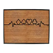 Gamble Pulse - Funny Novelty Doormat Man Cave Floor mat