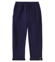 [Gucci Kids] Gucci Kids Web cotton jersey sweatpants Y 6 blue