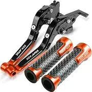 MAODOXIANG Handlebar Kits Motorcycle Grips RVF400 Handle Grips Handlebar Brake Clutch Levers for RVF400 NC35 RVF 400 1994 1995 1996 (Color : V Style Color)