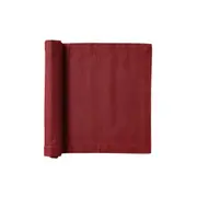 Madras Link Jetty Runner Berry Red 35x140cm