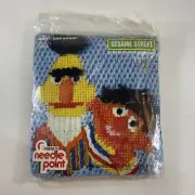 Sesame Street Ernie & Bert Friends NeedleCraft Needle Point Kit 5x5 NEW
