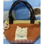 貓咪拼布包包