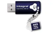 Integral 8GB Crypto DUAL FIPS 197 Encrypted USB3 Model INFD8GCRYDL3.0197
