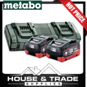 Metabo Battery Twin Pack 18v 8.0Ah & Dual Charger ASC 145 12-36v AU62749808