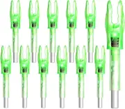 6/12 PCS Lighted Nocks for Arrows, .165 .204 .233 .244 .246 Diameter Bolts