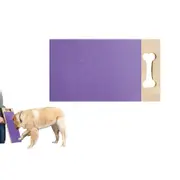 Wooden Dog Nail Scratch Board Pet Paw Nail File Pad for Grinding Safety Nail Trimmer Trainer-Purple