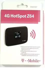 ZTE T-Mobile 4G GSM No-Contract Personal Hotspot Wireless Router, MF64