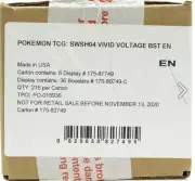 Pokemon Sword & Shield: Vivid Voltage Booster 6 Box Case Sealed First Print
