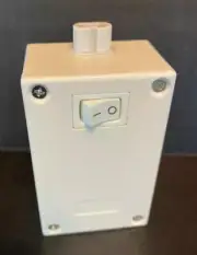 Junction Box for Under Cabinet Fixture with Switch 2 Pin Connector