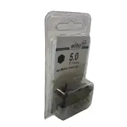 Wiha 71315 5.00mm x 25mm Hex Metric Insert Bits (Box of 10)