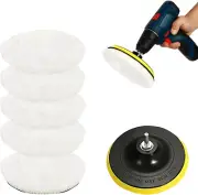 7 Pcs Wool Polishing Pads 3 Inch Wool Buffing Pads Wool Polishing Buffing Pads