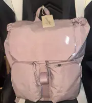 Universal Thread Full Flap Backpack Book-Bag Purple/rose/Mauve Cinch & Buckle
