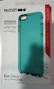 Tech21 Evo check iPhone 6 PLUS! Case NIB green/advanced impact/ultra thin