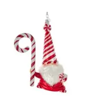 Peppermint Gnome Ornament